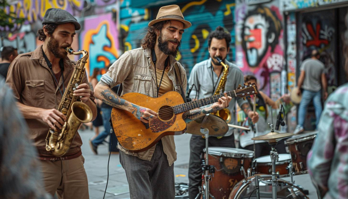 Portrait de musiciens de rue et les instruments qu'ils privilégient